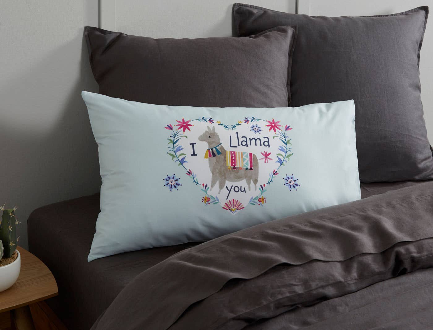 bed bath table silk pillowcase