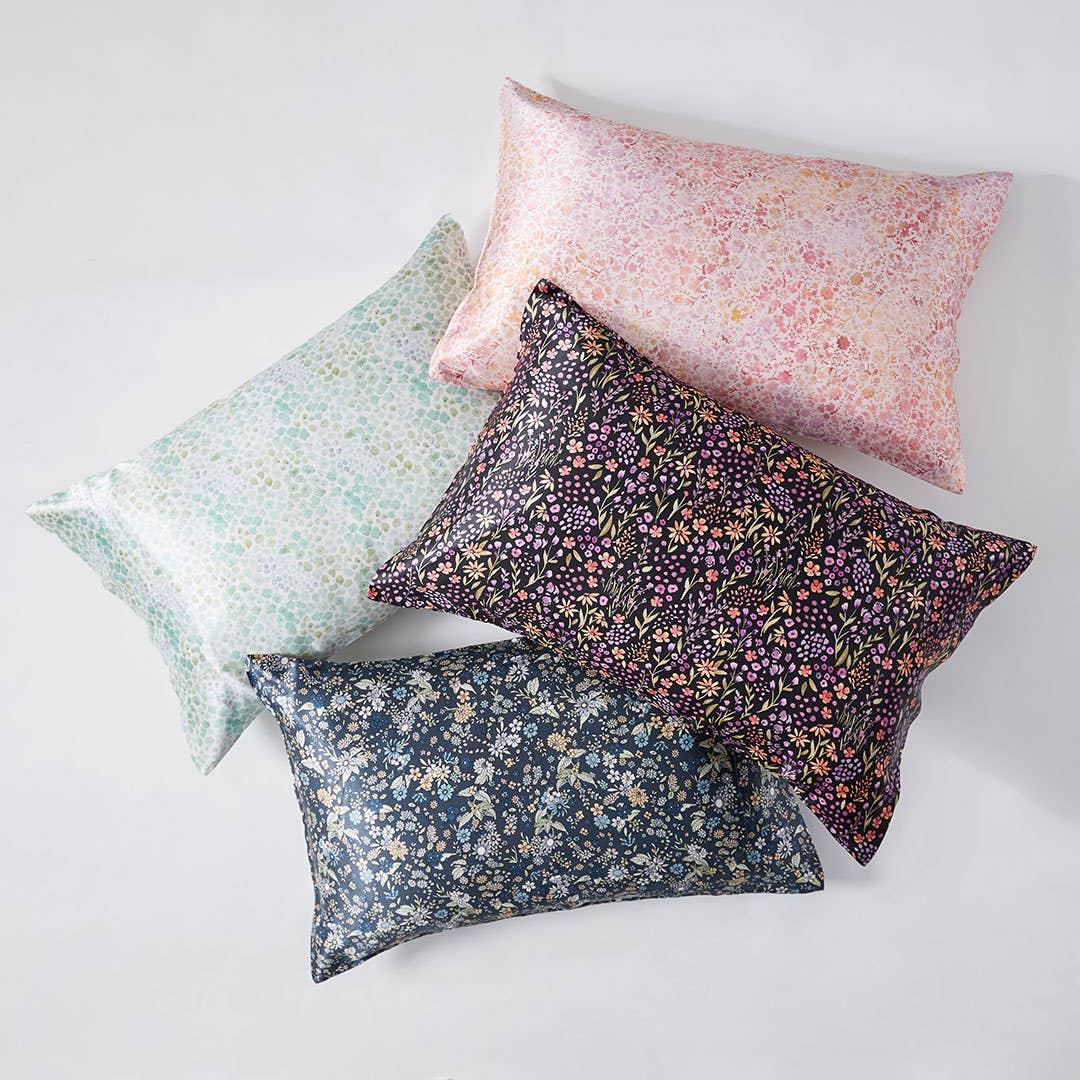 bed bath table silk pillowcase