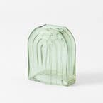 RUBY_Ruby Arch Glass Vase Sml / Green