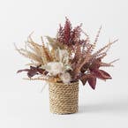 GREENERY_Dried Arrangement Rope Pot / Autumn Mix