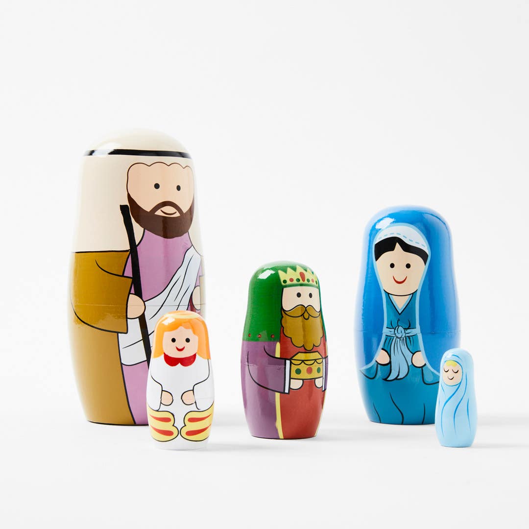 Russian nesting doll nativity online