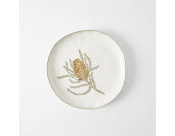 BANKSIA_Banksia Round Serving Plate / Linen