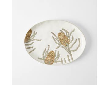 BANKSIA_Banksia Oval Plate / Linen