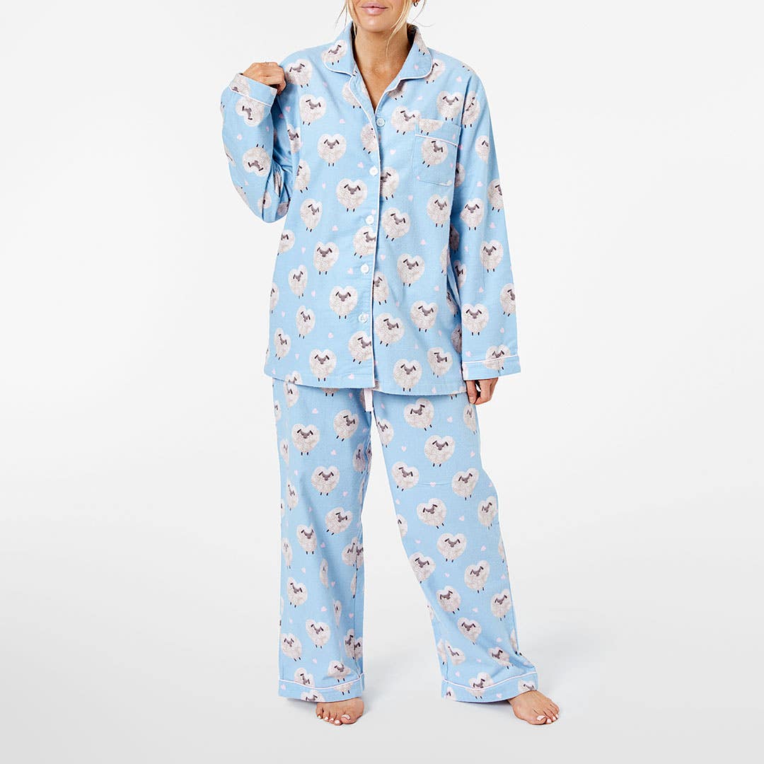 Love Ewe Flannelette Pyjamas Medium