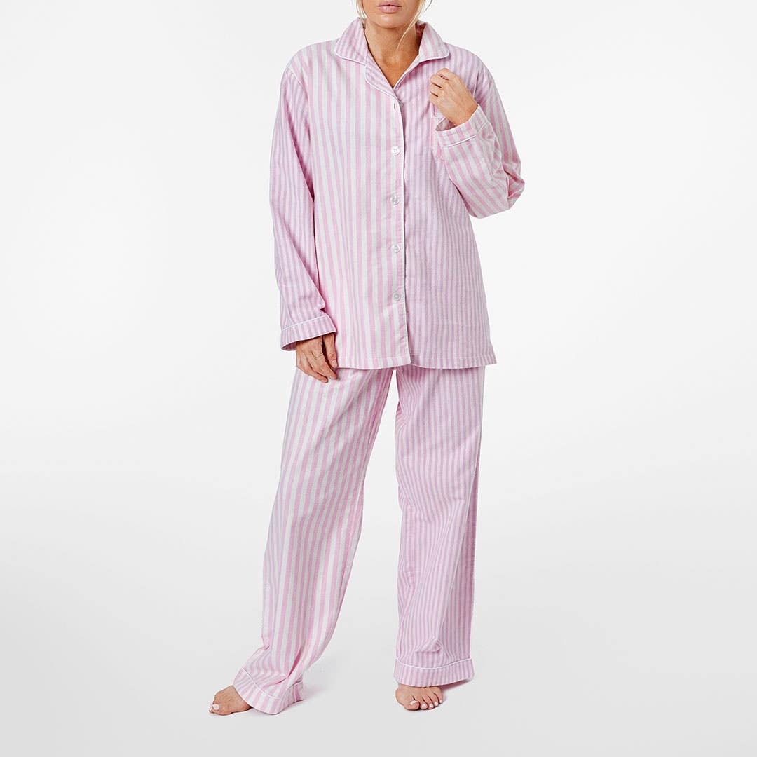 Pink cheap flannelette pyjamas