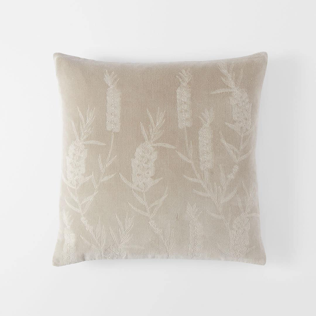 Cream outlet velvet pillows