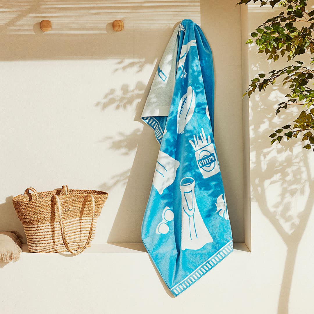 Beach outlet towel shop