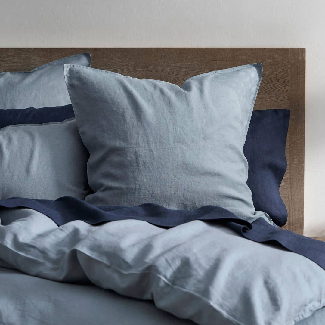 Blue 2025 european pillowcase