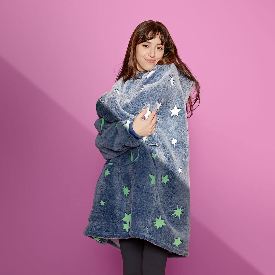 Galaxy top hooded blanket
