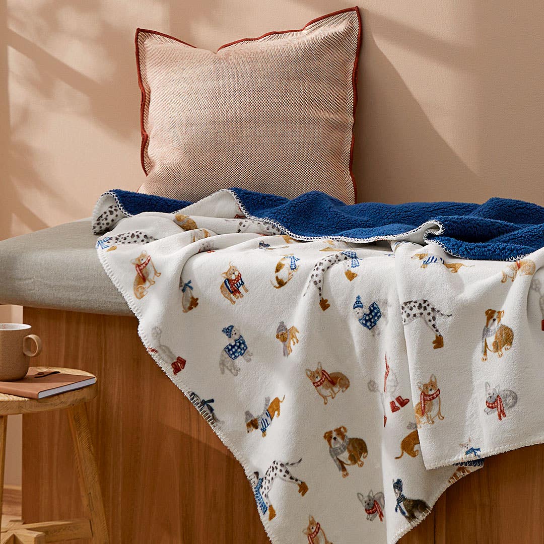Dog printed blanket sale