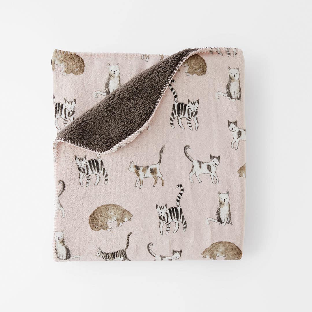 Blush sherpa blanket sale