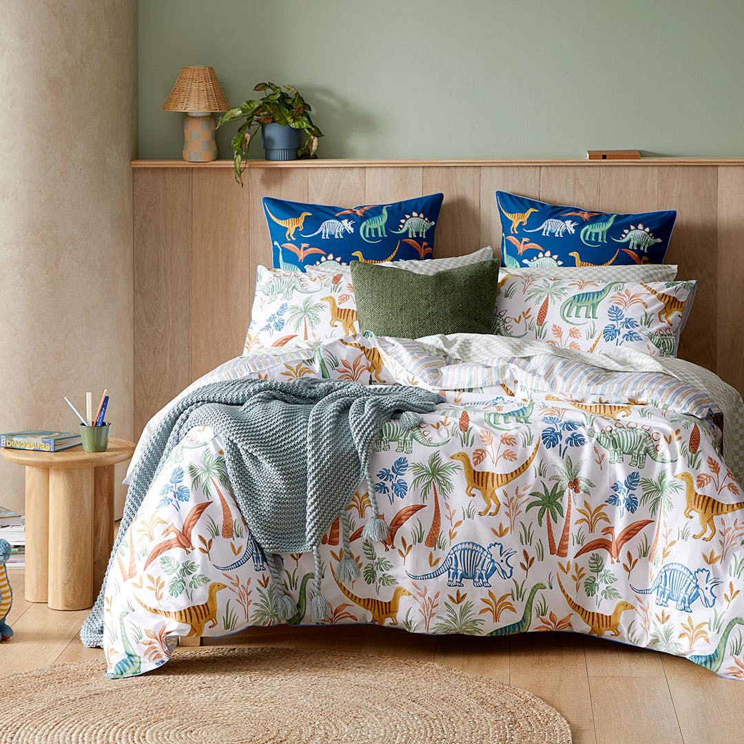 Dinosaur bed throw deals