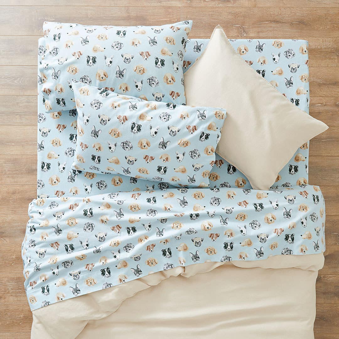 Buddy Flannelette Sheet Set Single