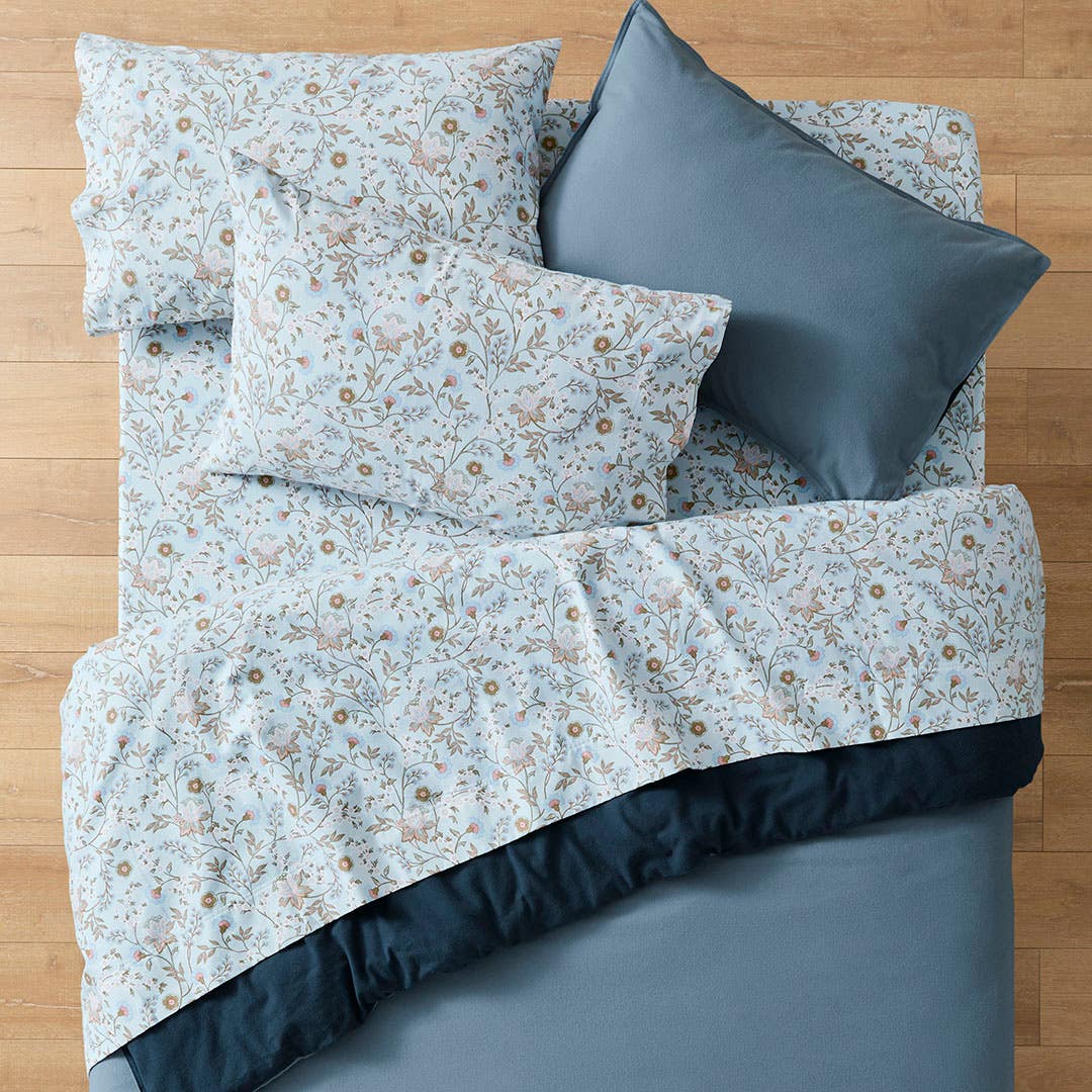 Shop Alphina Flannelette Sheet Set Online | Bed Bath N' Table