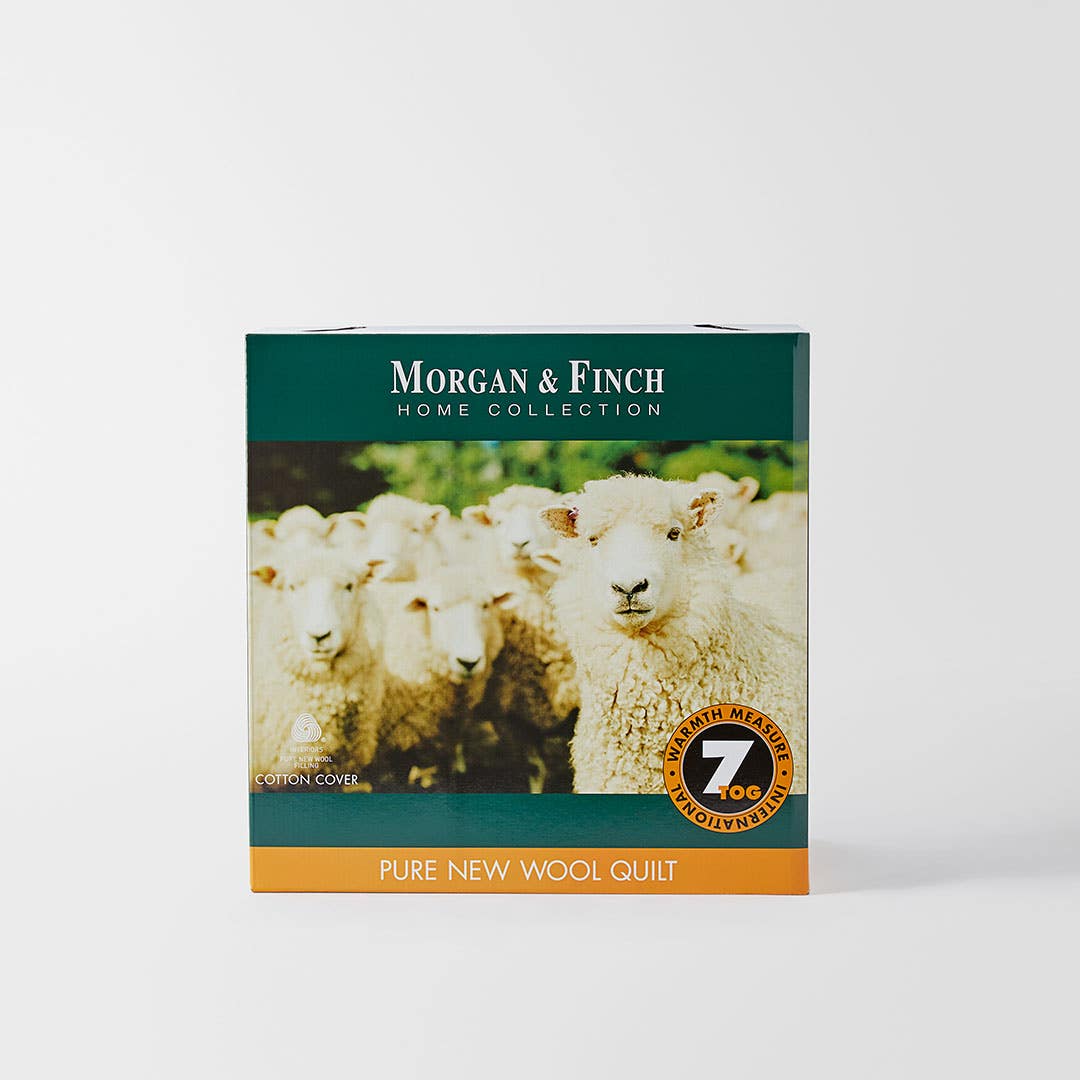 Morgan Finch 100 Australian New Wool Quilt Super King