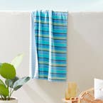 VELOUR24 CH_CH Serenata Beach Towel / Light Blue/Green