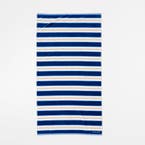 VELOUR24 CH_CH Santa Monica Beach Towel / Navy/Orange
