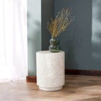 STOOL_Alice Inlay Stool / Ivory