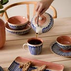 Tondo Dinnerware - Blue/White