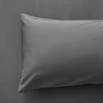 Peyton Quilt Cover Set - Charcoal
