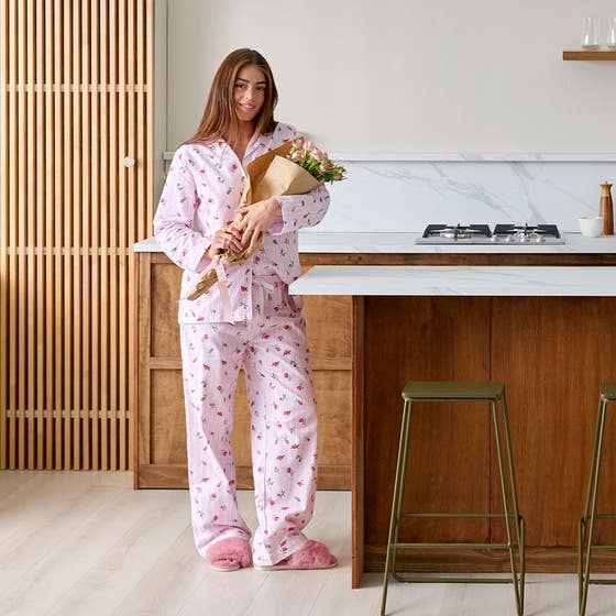 Rosie Stripe Flannelette Pyjamas