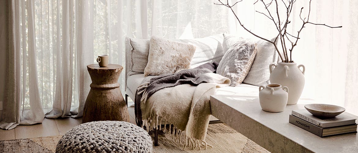 Faux Fur Throws and Cushions