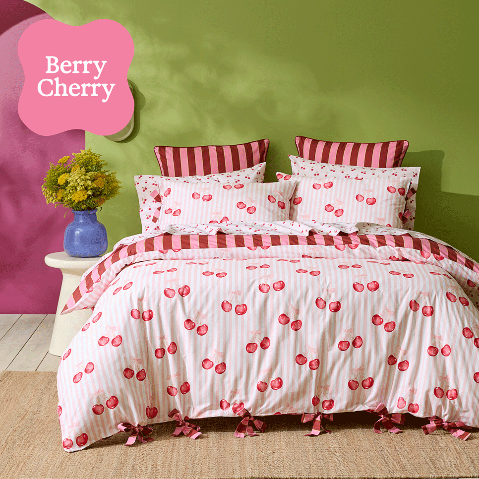 Berry Cherry Quilt Cover