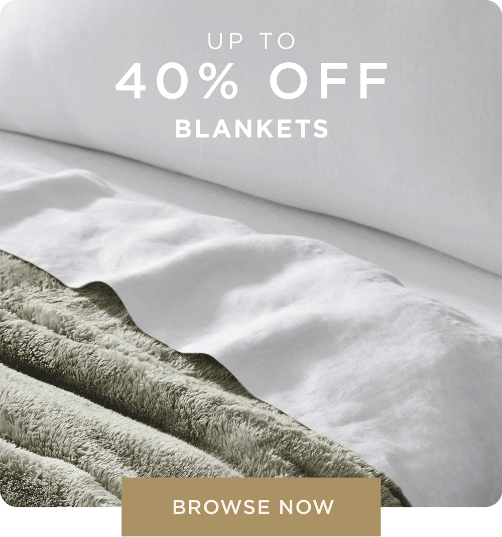 Up to 40% Off Blankets - Shop Now Up to 40% Off Blankets - Shop Now